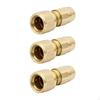 3x Brass Garden Expandable Hose Repair Kit,Hose Joint Male Pipe Adapter