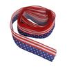 Patriotic Ribbon 6.5cm Width 10m Length 4th of July Independence Day for Decoration