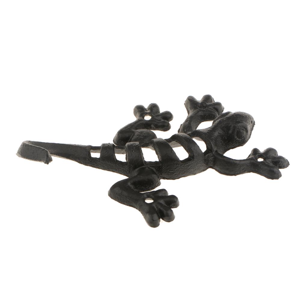 Wall Gecko Racks Fashion Iron Decorative Animal Gecko Hook Hanger Rack Holder Wall Mount ...