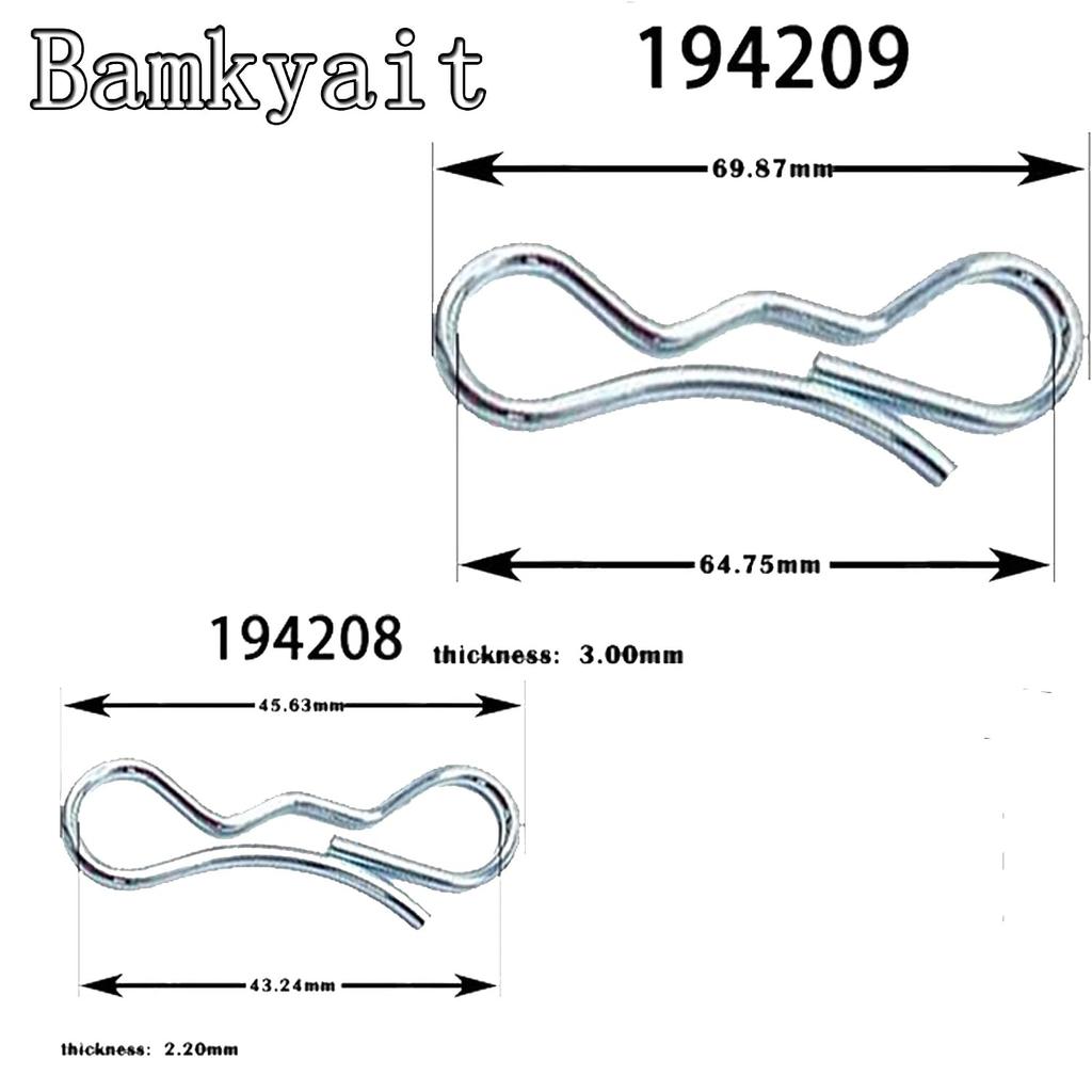 Deck Clip Set 194209 Bow Tie Lock Cotter Pins 194208 Bow Tie Lock Cotter Pin for Craftsman Poulan Husqvarna Mowers