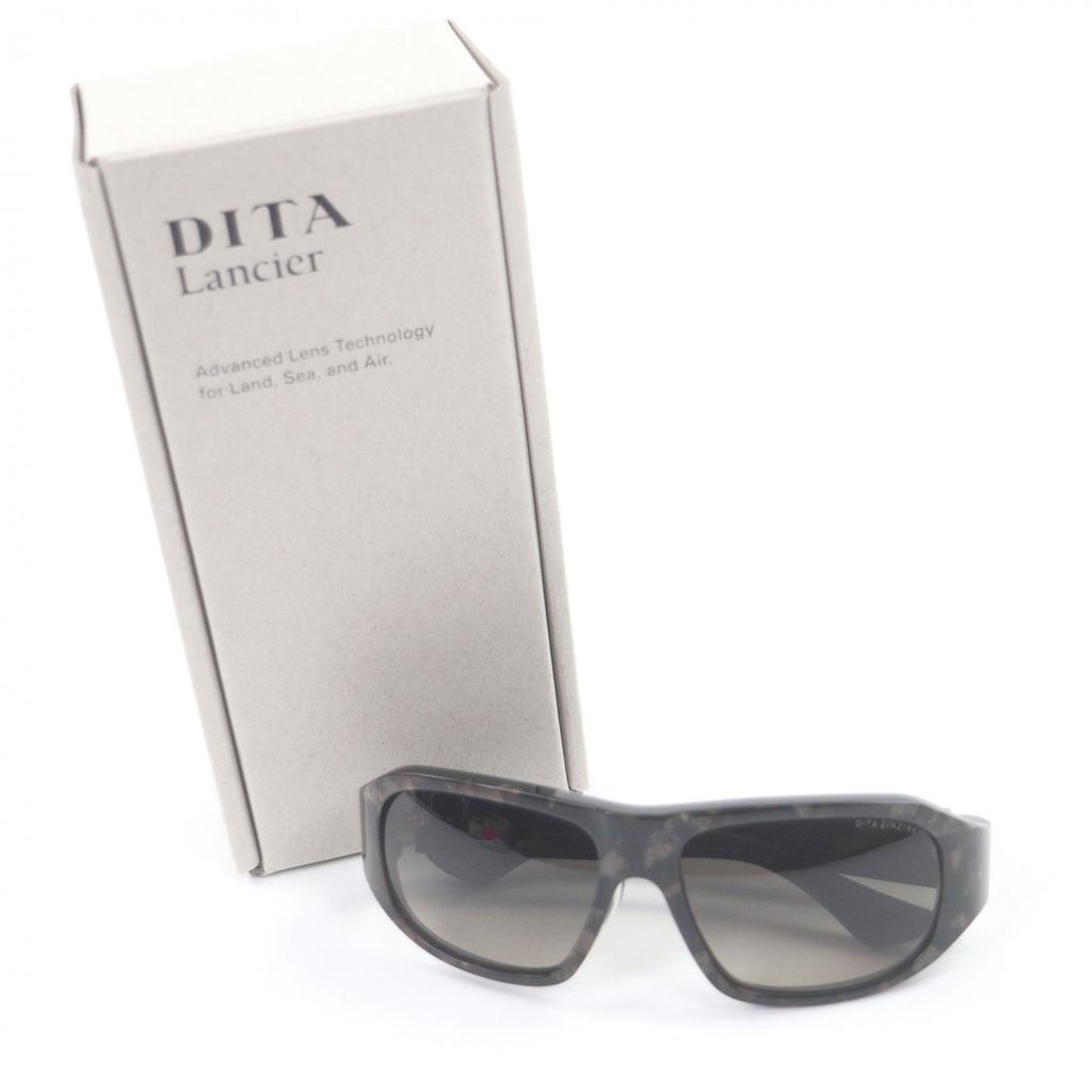 Excellent DITA Sunglasses ZINZIRE Clear Black Mens DTS746-A-02 Used