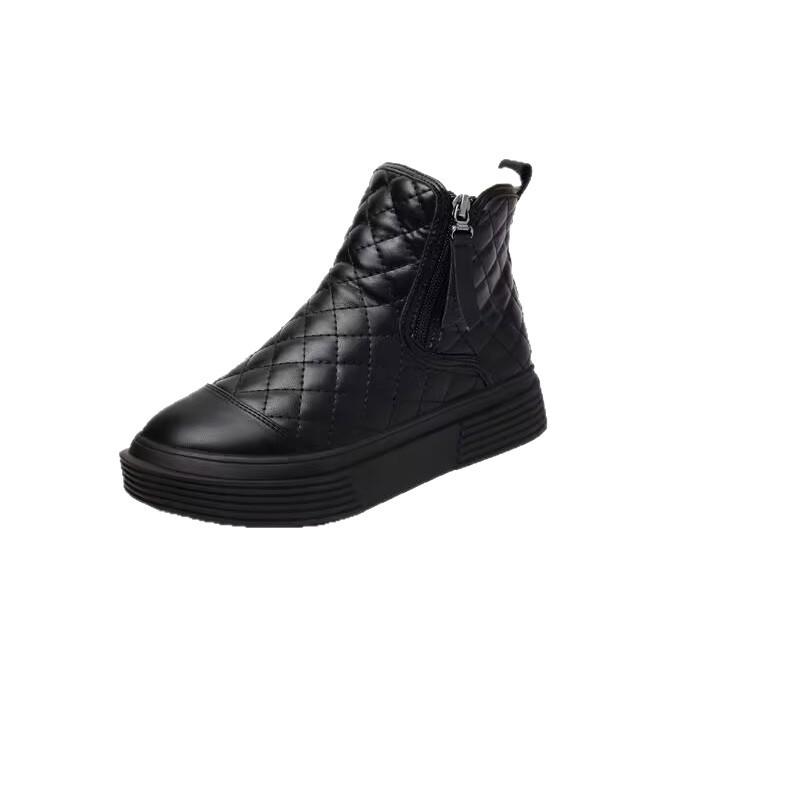 Winter new fashionable versatile snow boots women's waterproof thickened velvet 2025 cold-proof Northeast warm non-slip snow boots