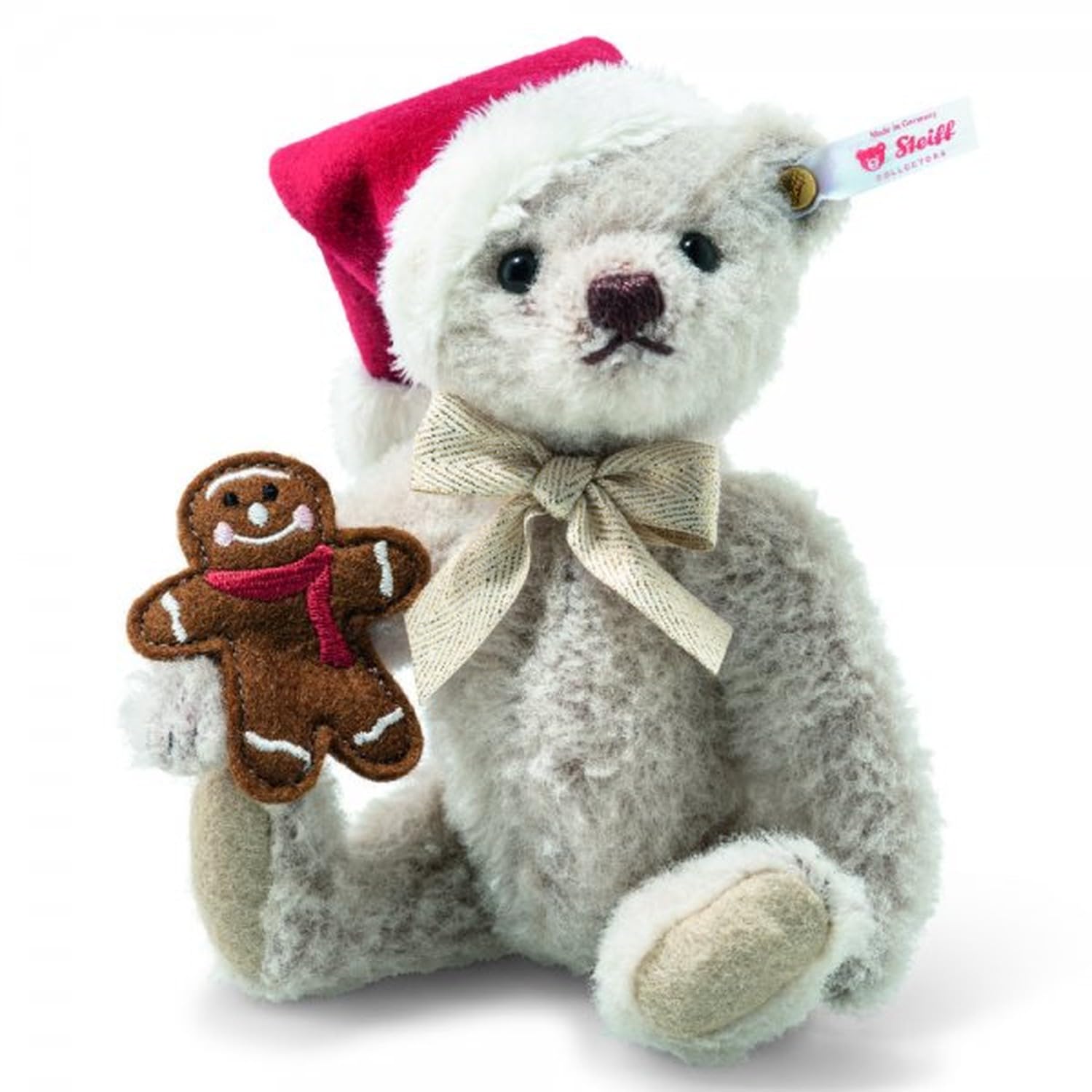 

Steiff Santa Claus Teddy Bear Limited Edition of 005961 2024, 18cm, 1,225, сірий колір