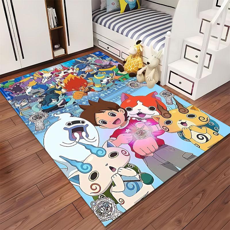 Anime Characters and Cartoon Pets suitable as a non-slip mat for the living room or bedroom sofa