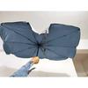 New Car Windshield Sunshade Umbrella Celadon Handle Opening Design  Front Windshield Parasol V-shaped for EV Sun