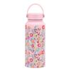 1L Outdoor Insulated Mug Creative Floral Insulated Bottle Drinkware Thermal Water Bottle  Household