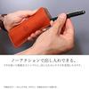HUKURO Étui à Stylo en Cuir Duo Plus, Hommes et Femmes, Fabriqué au Japon, Noir avec Fil Noir