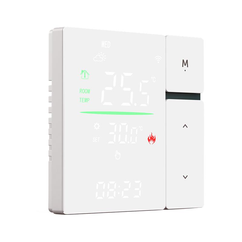WiFi Smart Thermostat for Electric Underfloor Heating Water Gas Boiler Room Thermostat Digital Temperature Controller Compatible with Tuya
