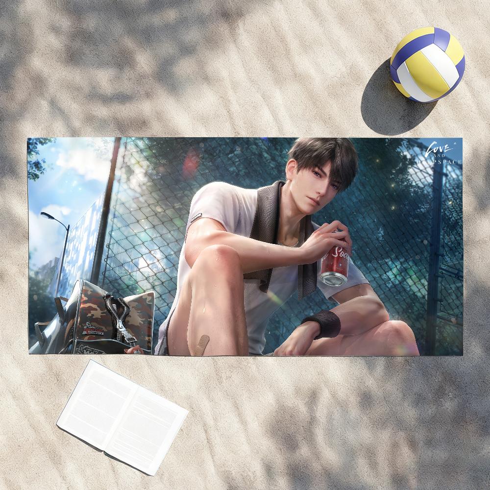 Amour Et Espace Lointain Caleb Xia Yizhou Serviette Douce Piscine Cadeau Pour Voyage Salle De Sport Douche Camping Séchage Rapide Sport Serviette De Plage