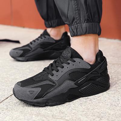 2024 Four Seasons New Trend Fashion Raise Internet Celebrity Mesh Casual Breathable Dad Sports Running Shoes Men