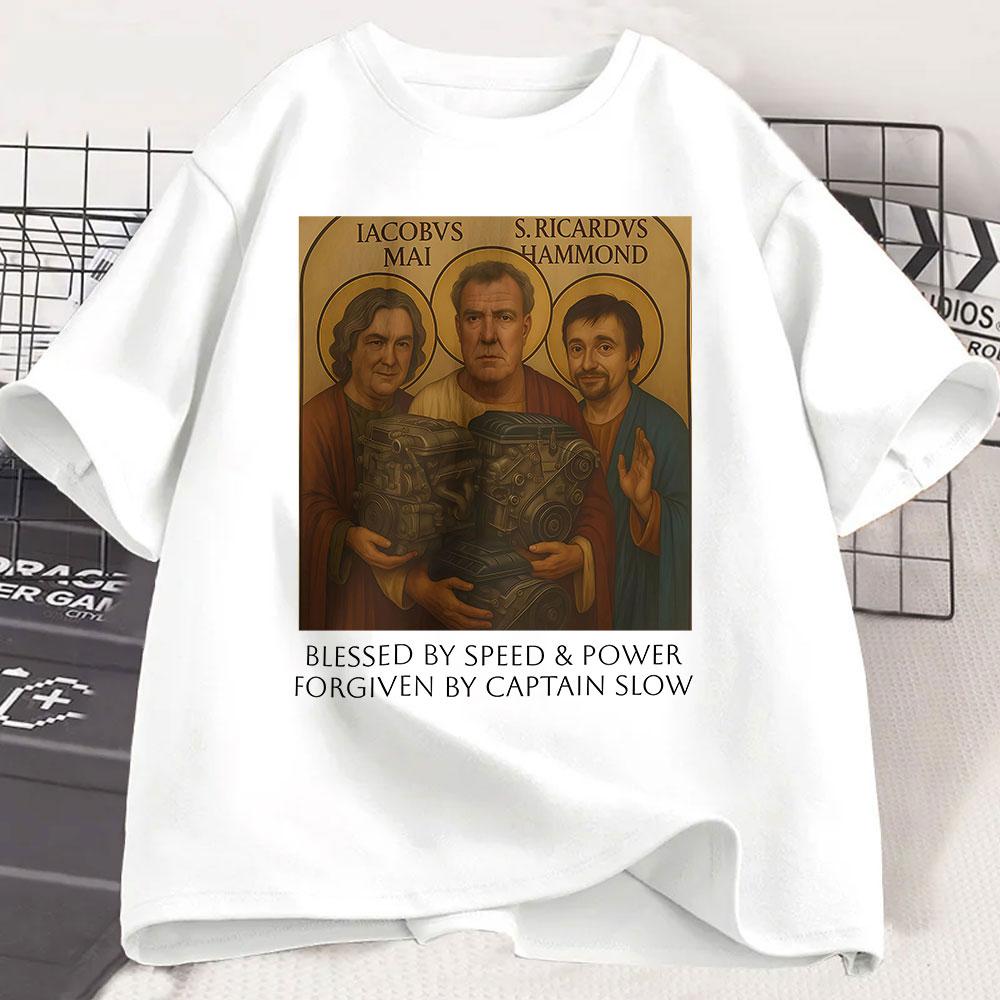 Gear Holy Trinity T-shirt Jeremy Clarkson Hammond May Tribute T Shirt The Grand Speed Power Church Funny Car Enthusiast Gift Tee