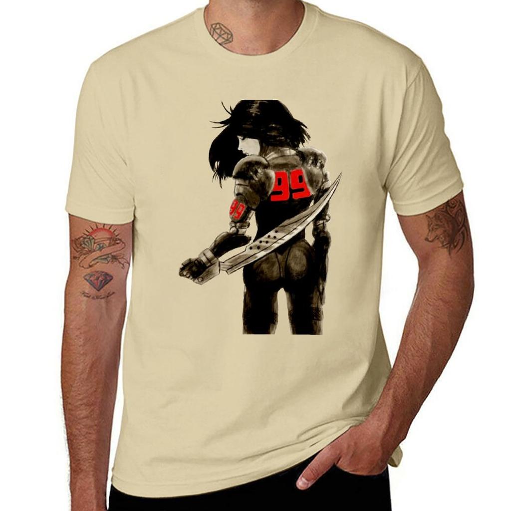 Manga Angel Watercolor TShirt vintage clothes Short sleeve tee tops workout shirts for men