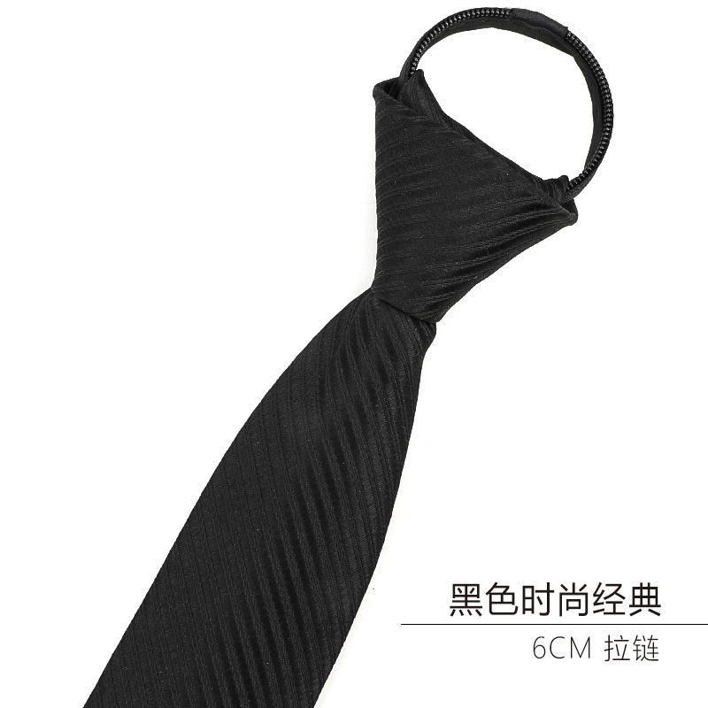 

Tie Men S Business Dress Black Zipper Groom Wedding Korean Version Lazy No Narrow Blue Striped Bow Tie