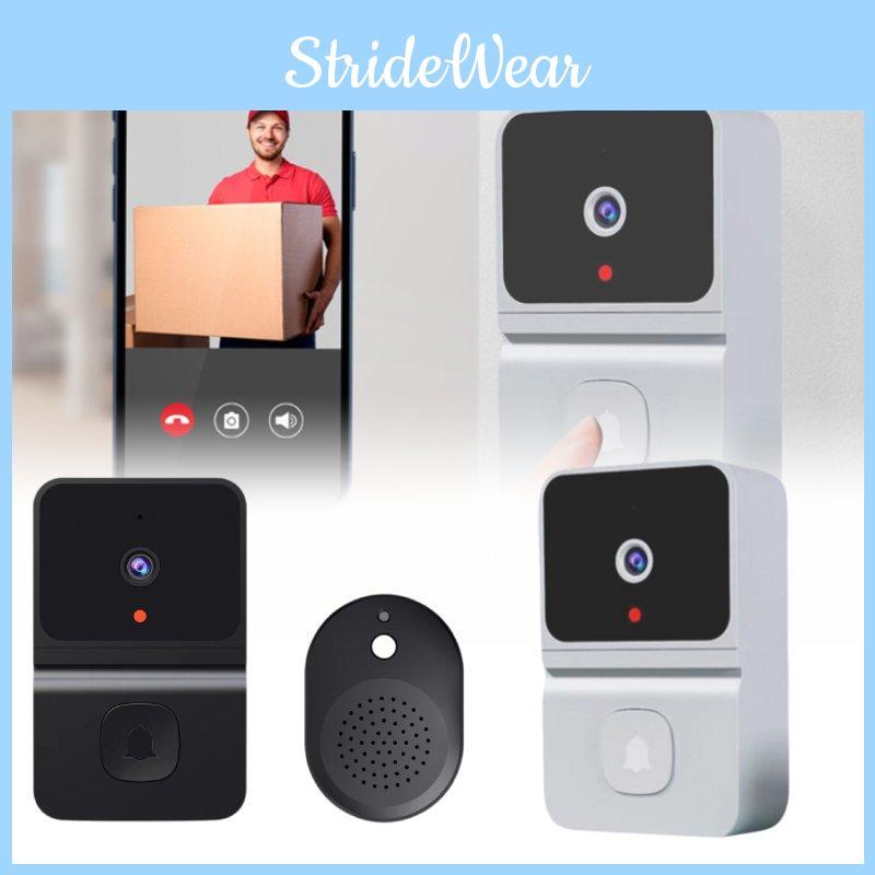 Z30 Smart Visual Doorbell Wireless Remote Home Monitoring Video Intercom High Definition Night Surveillance bianco