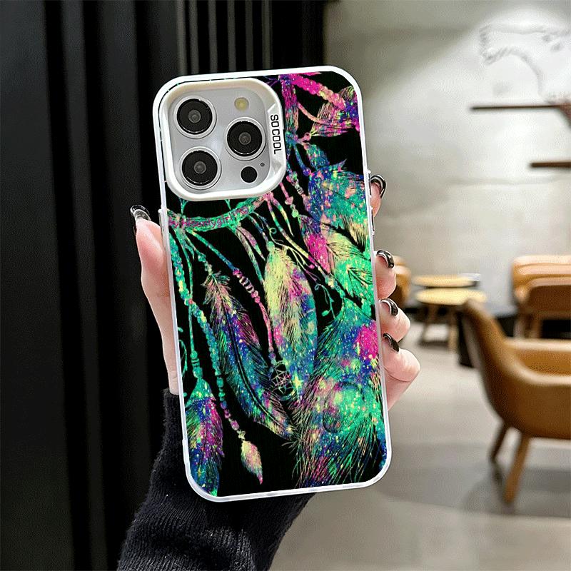 

Mandala Dreamcatcher Soft Phone Case for iPhone 15 16 17 Pro Max 17Air 16E 14 Plus 13 12 Mini Shockproof Cover Back Shell iPhone 16 Plus