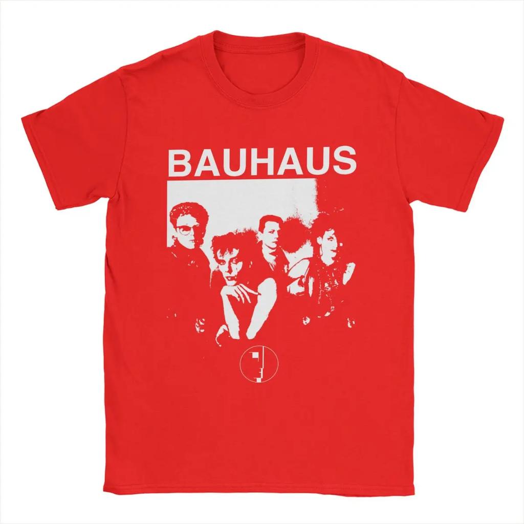 Men's Bauhaus 80s Goth T Shirts Cotton Clothing Fashion Short Sleeve Crewneck Tees Summer T-Shirt