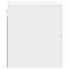 Wall Mounted Nightstand White 34.5 x 33 x 40 cm Engineered Wood