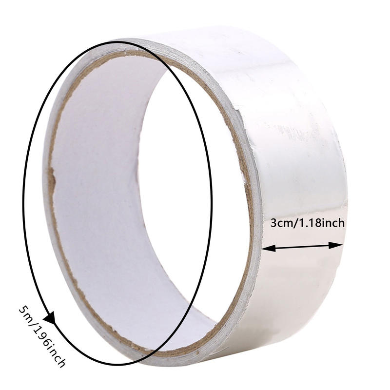 Высокотемпературная лента из алюминиевой фольги, лента для ремонта кухонных труб, клейкая уплотнительная фольга, теплоизоляционная герметичная лента