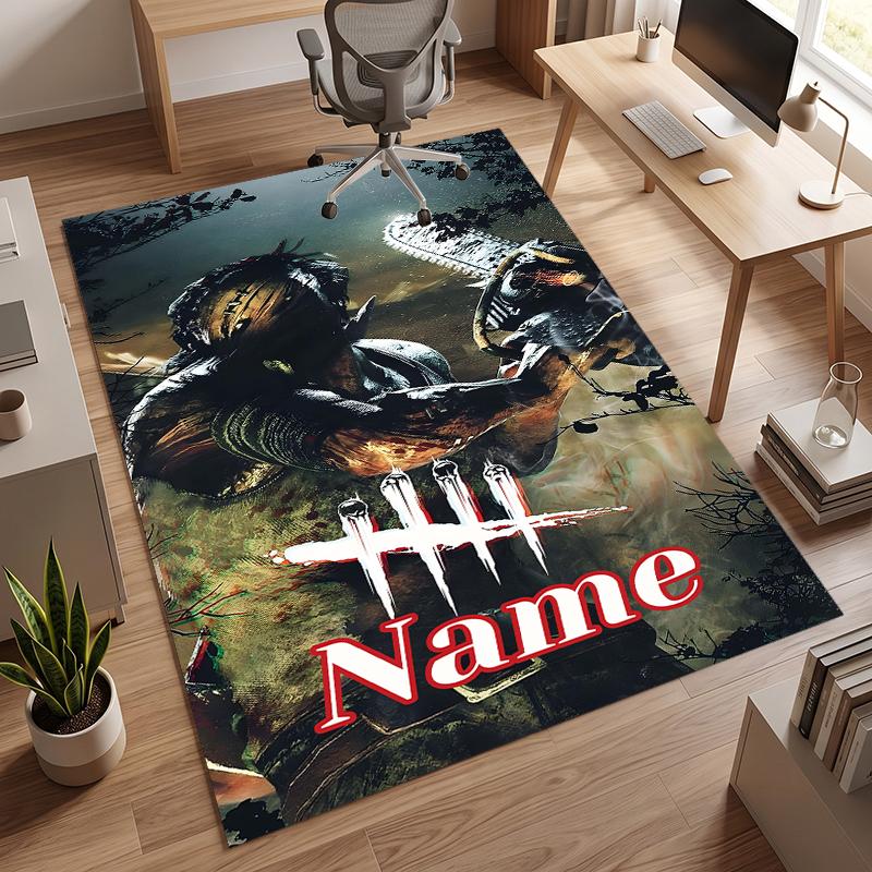 Dead by Daylight  (5) Personalized Name Office Carpet Stylish Decor for Living Room Bedroom Kitchen