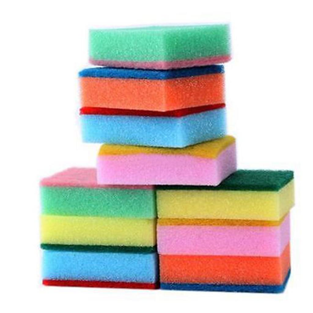 Multi Layer Nano Cleaning Dishwashing Sponges Durable Kitchen Scrubbers for Household Use Non Scratch Surface Cleaning Pads