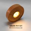 LED-Lit Solid Wood Base DIY Aromatherapy Diffuser with Stone Crystal Ornament