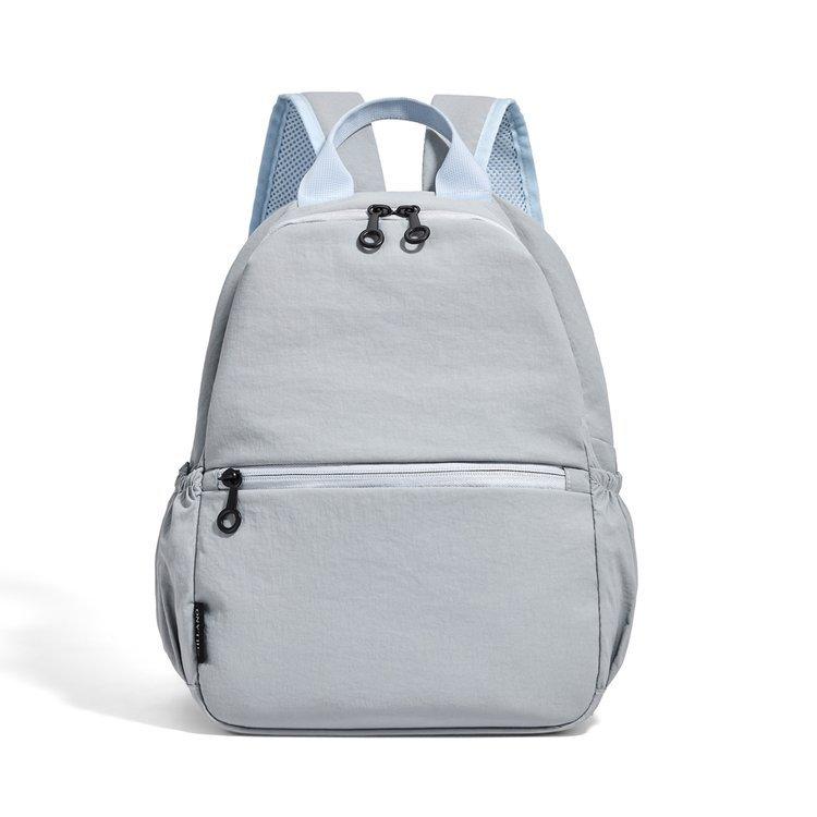 Schoolbag Backpack Solid Color Casual Backpack New Stylish Simple Versatile School Bag Multi-pocket Lightweight Travel Backpack