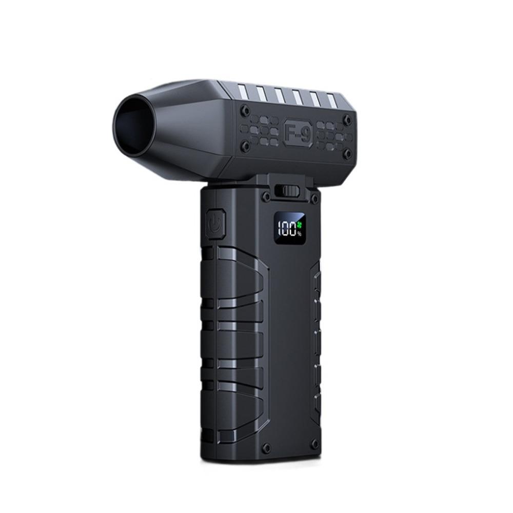 

Светодиодный дисплей Мини Электрический Воздуходув Лампа Освещения Мощная Воздуходувка для Пыли Сушка Волос чёрный