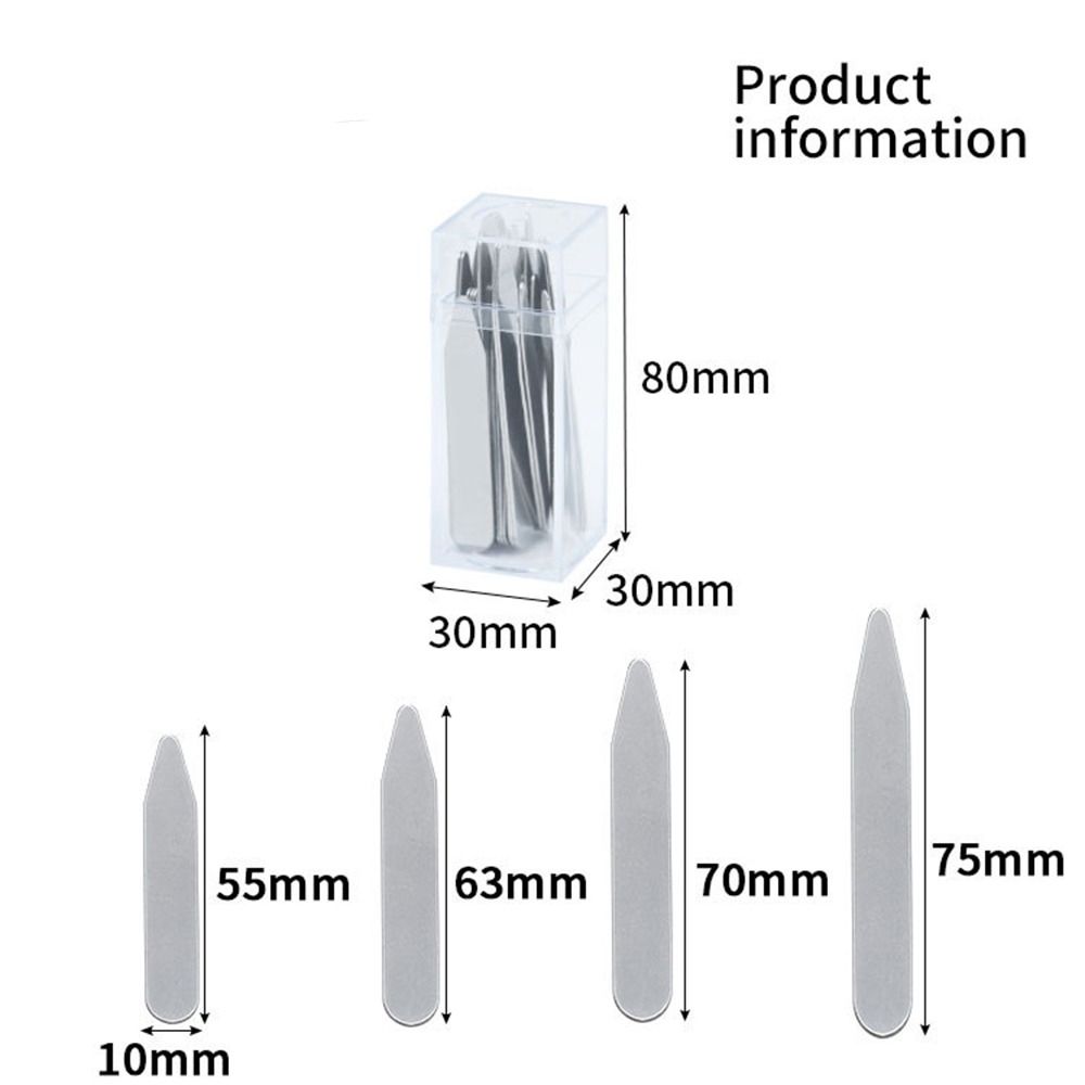40Pcs Collar Shaper Fixed Pads Shirt Collar Support Shaping Collar Stiffeners  Clothes Accessories