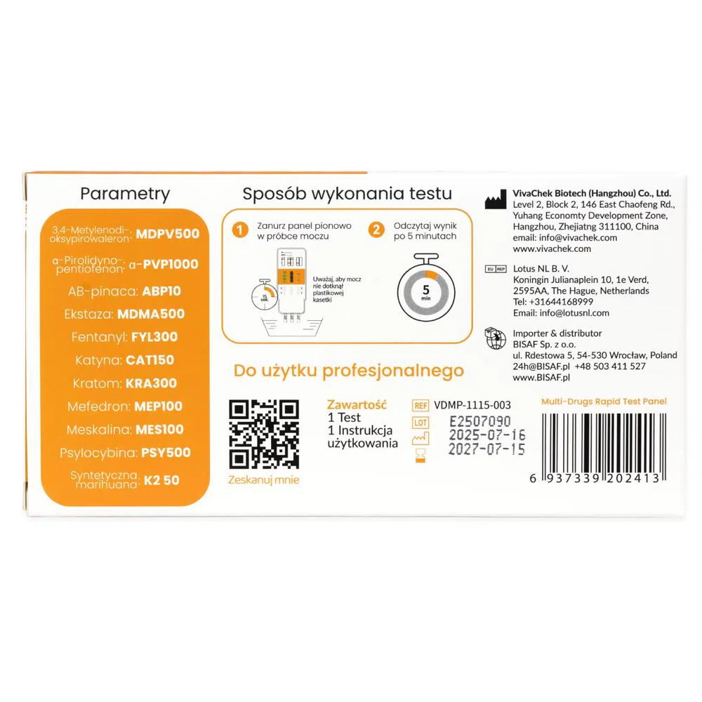 Drug Test for Legal Highs from Urine of 11 Substances