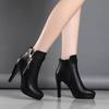 Women's Boots Autumn and Winter New Style Short Boots Women's Slim Heels High Heels Fashion Boots Women