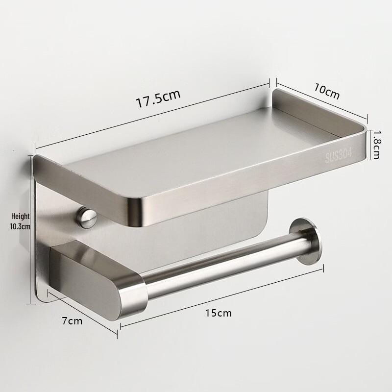 

cmaos 304 Stainless Steel No-Drill Bathroom Hook