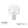 Cazador Gold Color Punk Skulls Skeleton Brooch Pins for Men Women Stainless Steel Badges On Backpack Jewelry 2025 Wholesale New