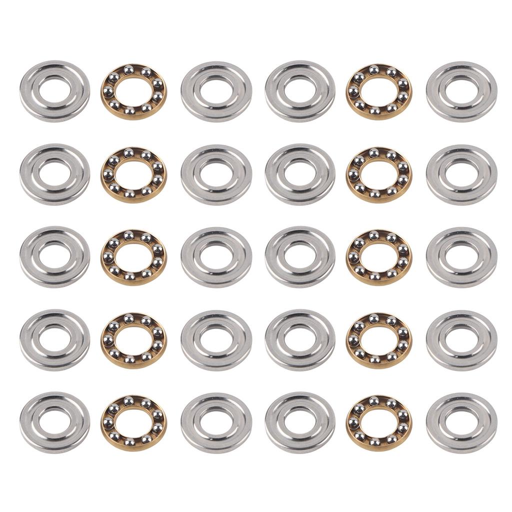 10pcs Thrust   Bearing Miniature High   Flat Steel Bearings Set (F6-12M 6x12x4.5mm)