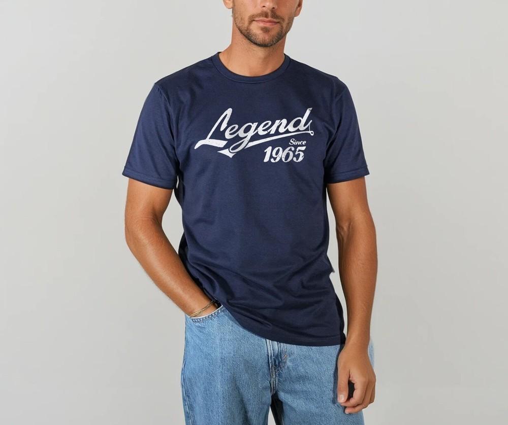 

Legend Since 1965 T-shirt Top Funny 60th Birthday Gift Retro Gift Dad 3XL