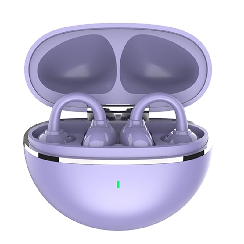 

2025 New Trends/Ear Cuff Type/Bone Conduction Innovation Bluetooth wireless open year earphone bluetooth5.4 ENC call 30 hours playback 3.9g