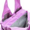 Honey Terrace Women's Tote Bag, Casual, Lightweight, Ribbon Nylon, Pocket, Zippered, Outing, Cute, Stylish, Affordable, for Adults (Gray)