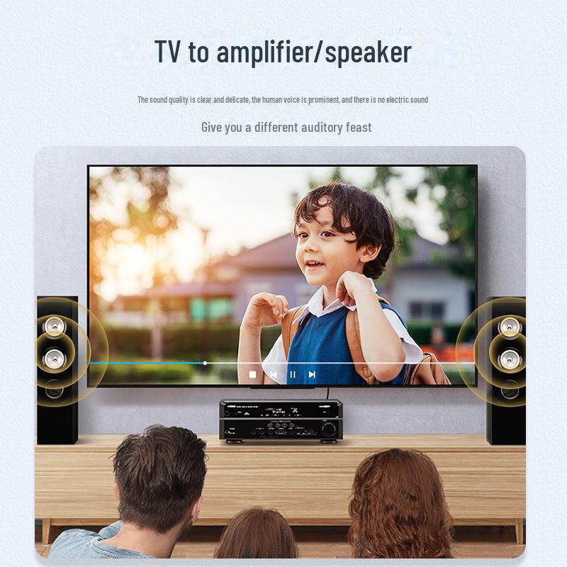 Biaz Cinch RCA Lotus Kopf Stecker-zu-Stecker Digitales Audio Subwoofer Kabel SPDIF 5.1