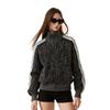 Dames Luipaardprint Ritsjas 2026 Streetwear Korte Losse Jas Lange Mouwen Casual Bovenkleding
