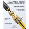 Home High-Pressure Car Wash Water Gun with Booster Nozzle and Hose, Metal 3 Adjustable Water Cannon/Sprayer/Washer, A Must-Have for Watering Plants