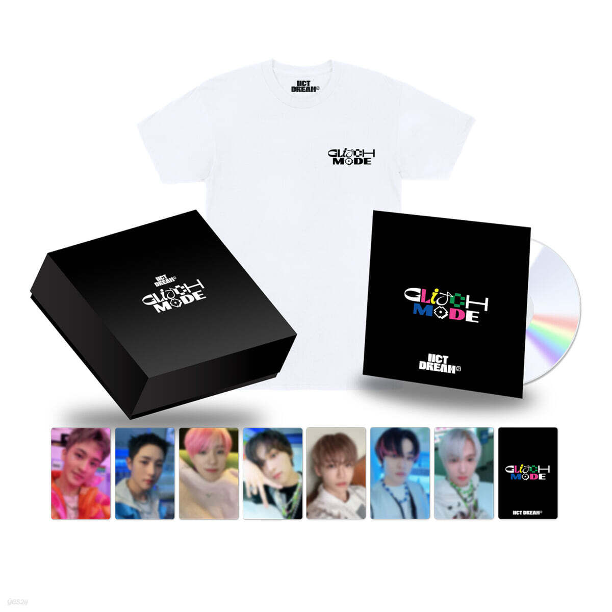 

NCT DREAM - NCT DREAM Glitch Mode Short Sleeve T shirts (White) Deluxe Box