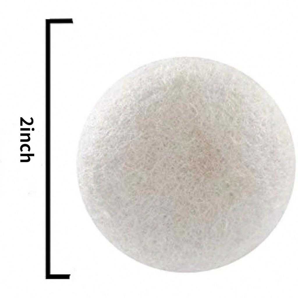 3/5/6Pcs Reusable Wool Dryer Balls Clothes Softener Laundry Fleece Dryer Ball Kit Home Clothes Dryer Washing Machine 6cm