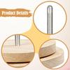 Wooden Yarn Ball Holder Rotating Dispenser Handcrafted Organizer Tool Storage Thread