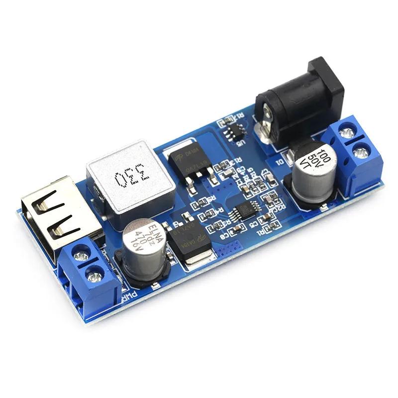 DC-XY-3606 Super LM2596S Power Module, 24V/12V To 5V 5A for Makers & Arduino Projects