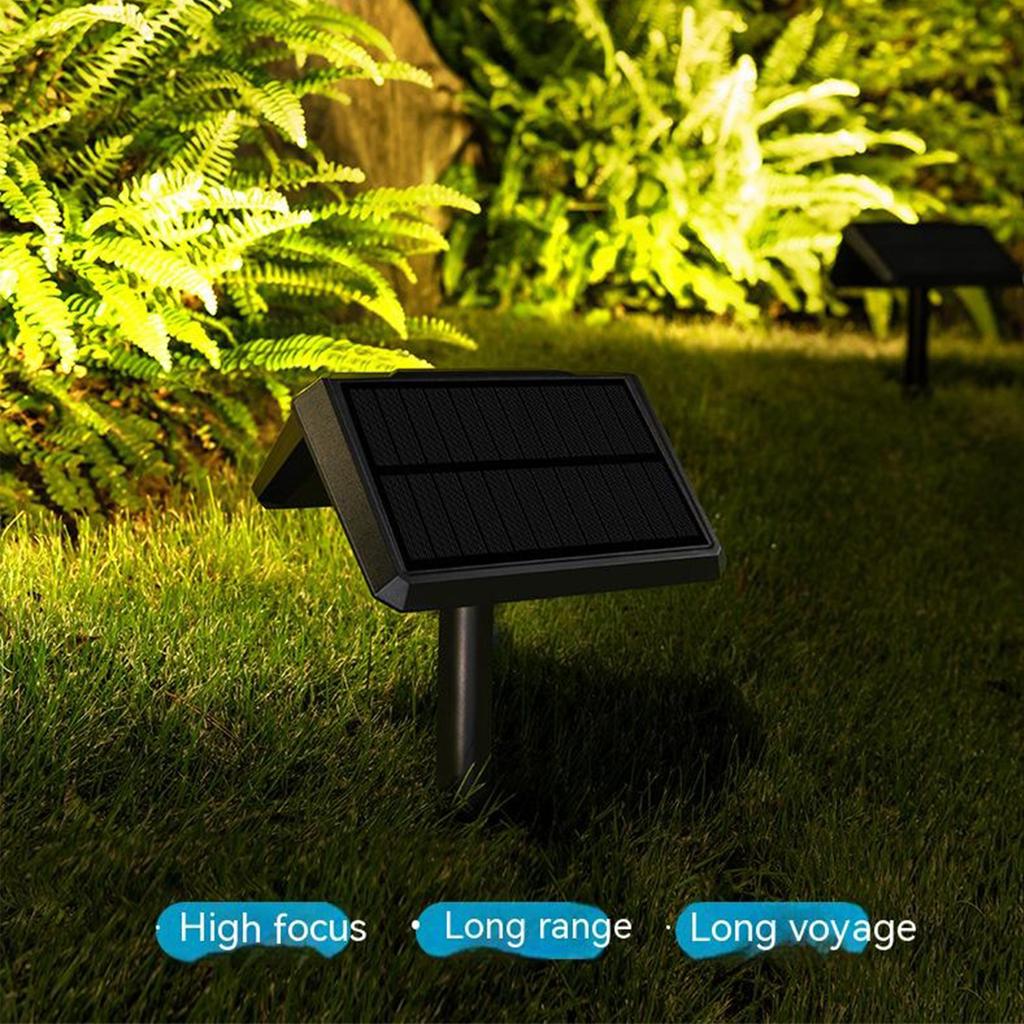 Outdoor Solar Ground Light Home Intelligent Light Sensing Waterproof Ground Plug Lights For Garden Lawn