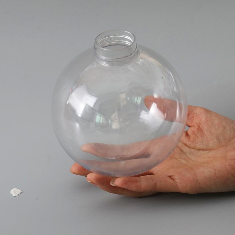 Clear PVC Christmas Tree Ornament - DIY Hollow Round Pendant Ball