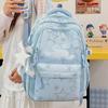 Schoolbag Wholesale Star Printed Backpack Large Capacity Multi-compartment Student School Bag Cute Star Pendant Casual Backpack