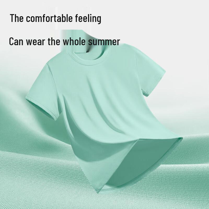 Jeep Men's Summer Ice Silk Breathable Round Neck T-Shirt