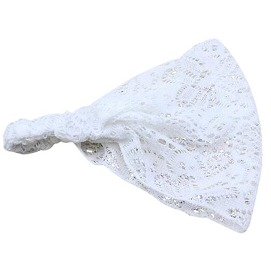 Girl's Fashion Stretchy Wide Lace Headband Turban Headwrap Bandanas Hairband