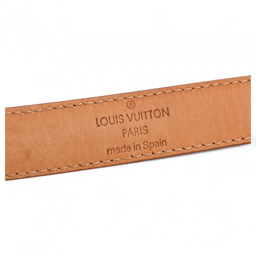 Auth LOUIS VUITTON Monogram Multicolor Ceinture Carre Belt Lv4417kk Used