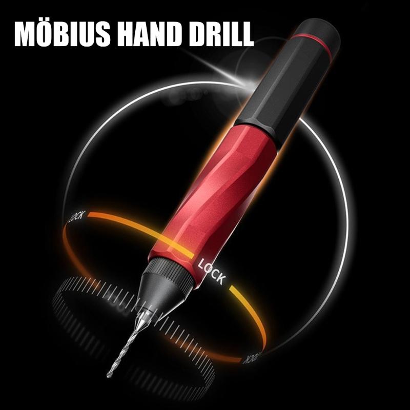 Precisions Double Bearing Hand Drill Tool For Model Making With Antislip Design And Strong Steel Bits